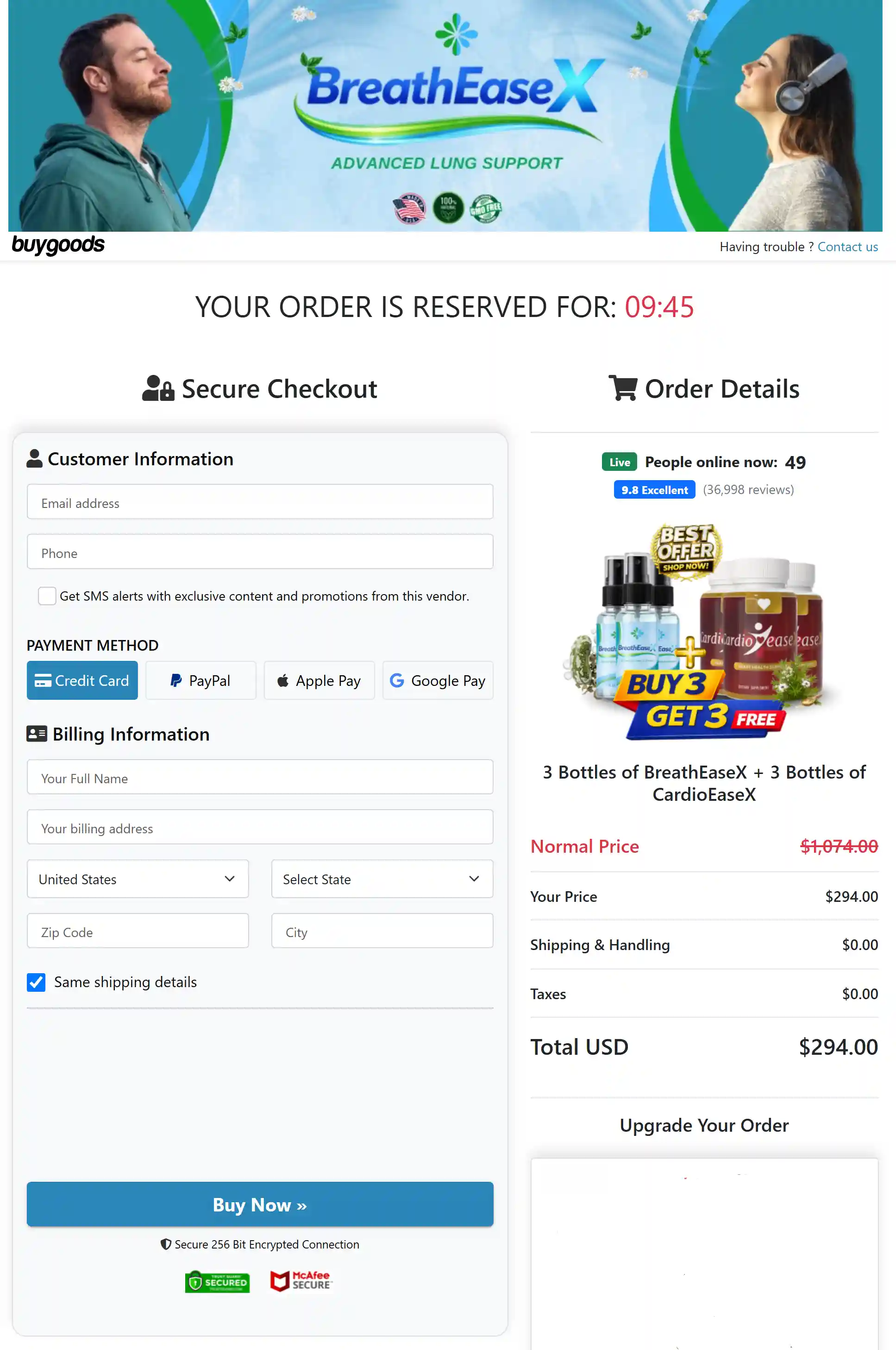 BreathEaseX Image payment snap